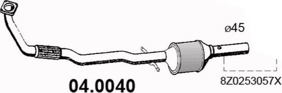 ASSO 04.0040 - Katalitik çevirici furqanavto.az