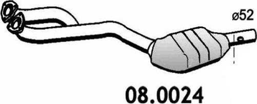 ASSO 08.0024 - Katalitik çevirici furqanavto.az