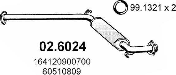 ASSO 02.6024 - Orta Səsboğucu furqanavto.az