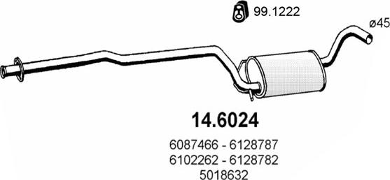 ASSO 14.6024 - Orta Səsboğucu furqanavto.az