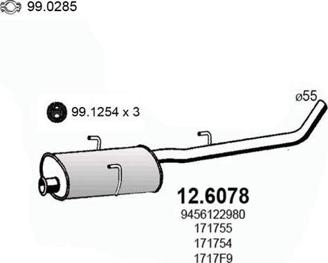 ASSO 12.6078 - Orta Səsboğucu furqanavto.az