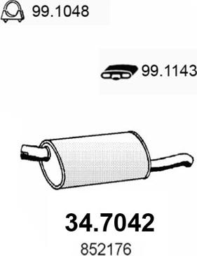 ASSO 34.7042 - Son səsboğucu furqanavto.az