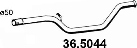 ASSO 36.5044 - Egzoz borusu furqanavto.az
