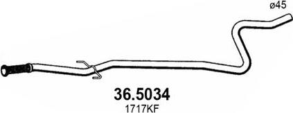 ASSO 36.5034 - Egzoz borusu furqanavto.az