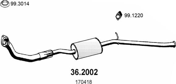 ASSO 36.2002 - Ön səsboğucu furqanavto.az