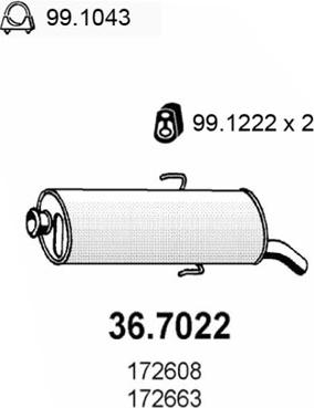 ASSO 36.7022 - Son səsboğucu furqanavto.az