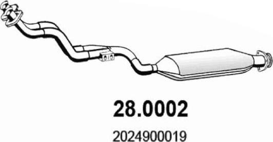 ASSO 28.0002 - Katalitik çevirici furqanavto.az