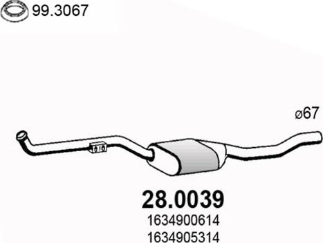 ASSO 28.0039 - Katalitik çevirici furqanavto.az