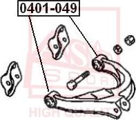 ASVA 0401-049 - Nəzarət Kolu / Arxa Qol furqanavto.az