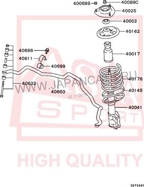 ASVA 0407-003 - Dəstək kol, stabilizator furqanavto.az