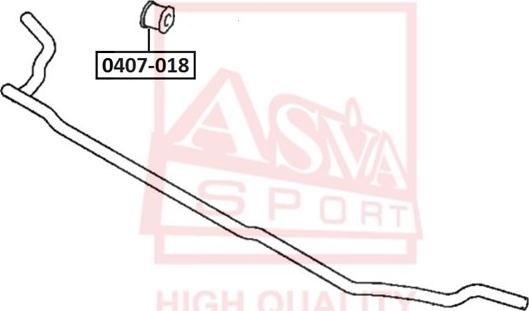 ASVA 0407-018 - Dəstək kol, stabilizator furqanavto.az