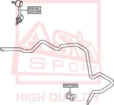 ASVA 0423-94R - Çubuq / Strut, stabilizator furqanavto.az