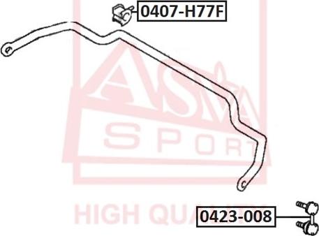 ASVA 0423-008 - Çubuq / Strut, stabilizator furqanavto.az