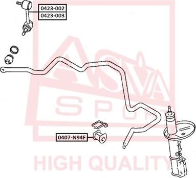 ASVA 0423-002 - Çubuq / Strut, stabilizator furqanavto.az