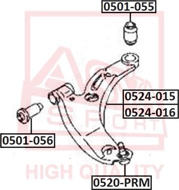 ASVA 0501-055 - Nəzarət Kolu / Arxa Qol furqanavto.az