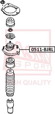 ASVA 0511-BJRL - Üst Strut Montajı furqanavto.az