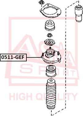 ASVA 0511-GEF - Üst Strut Montajı furqanavto.az