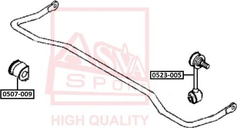 ASVA 0523-005 - Çubuq / Strut, stabilizator furqanavto.az