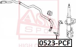 ASVA 0523-PCF - Çubuq / Strut, stabilizator furqanavto.az