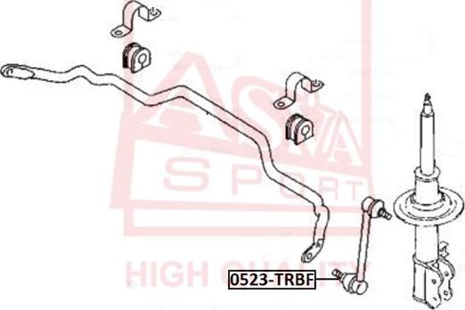 ASVA 0523-TRBF - Çubuq / Strut, stabilizator furqanavto.az