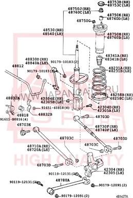 ASVA 0101-464L - Nəzarət Kolu / Arxa Qol furqanavto.az