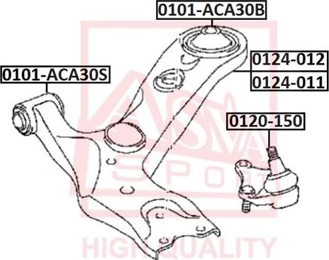 ASVA 0124-011 - Yolun idarəedici qolu furqanavto.az