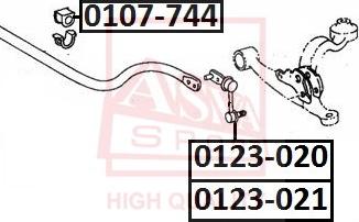 ASVA 0123-021 - Çubuq / Strut, stabilizator furqanavto.az