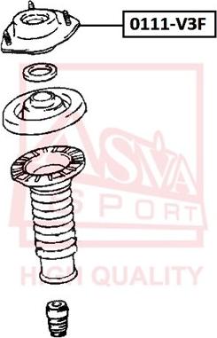 ASVA 0111-V3F - Üst Strut Montajı furqanavto.az