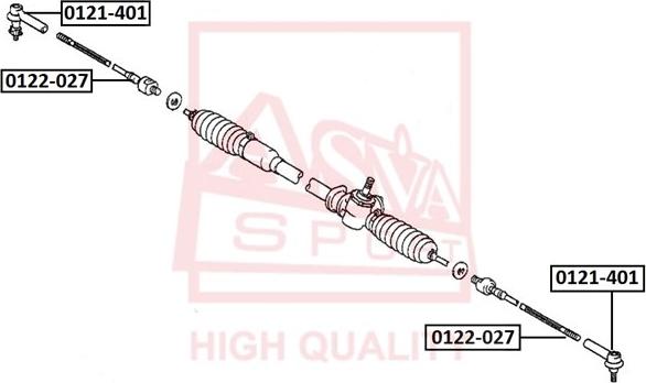 ASVA 0121-401 - Bağlama çubuğunun sonu furqanavto.az