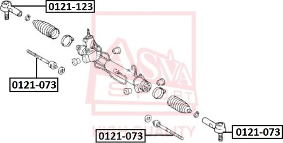 ASVA 0121-123 - Bağlama çubuğunun sonu furqanavto.az