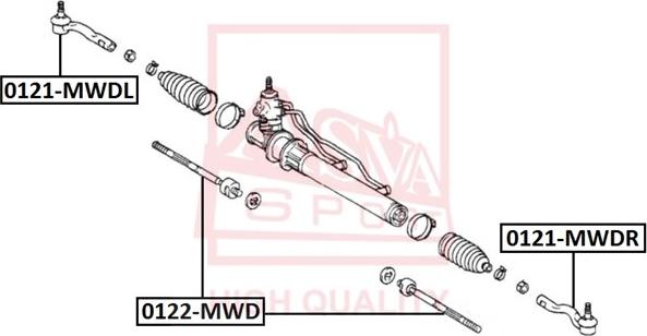 ASVA 0121-MWDL - Bağlama çubuğunun sonu furqanavto.az