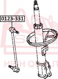 ASVA 0123-331 - Çubuq / Strut, stabilizator furqanavto.az