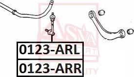 ASVA 0123-ARL - Çubuq / Strut, stabilizator furqanavto.az