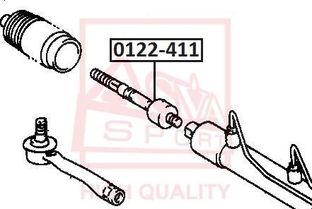 ASVA 0122-411 - Daxili Bağlama Çubuğu, Ox Birləşməsi furqanavto.az