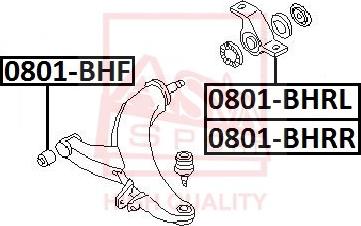 ASVA 0801-BHF - Nəzarət Kolu / Arxa Qol furqanavto.az