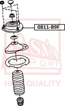 ASVA 0811-B9F - Üst Strut Montajı furqanavto.az