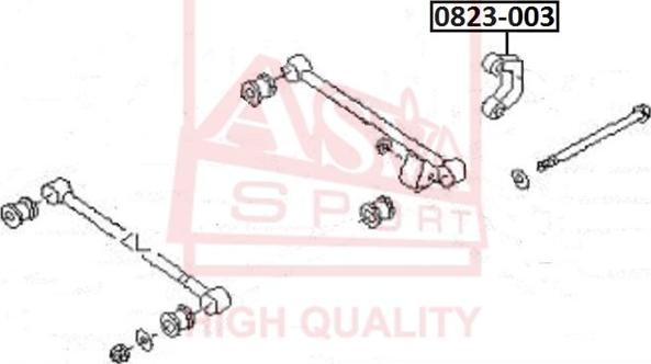 ASVA 0823-003 - Çubuq / Strut, stabilizator furqanavto.az