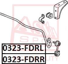 ASVA 0323-FDRL - Çubuq / Strut, stabilizator furqanavto.az