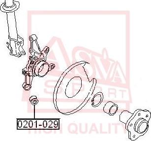 ASVA 0201-029 - Nəzarət Kolu / Arxa Qol furqanavto.az