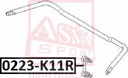 ASVA 0223-K11R - Çubuq / Strut, stabilizator furqanavto.az