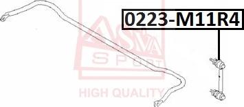 ASVA 0223-M11R4 - Çubuq / Strut, stabilizator furqanavto.az