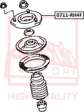 ASVA 0711-RH4F - Üst Strut Montajı furqanavto.az