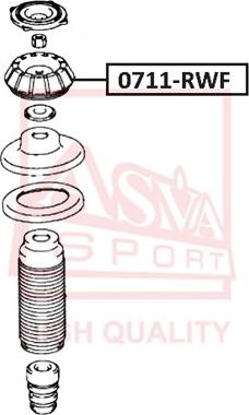 ASVA 0711-RWF - Üst Strut Montajı furqanavto.az