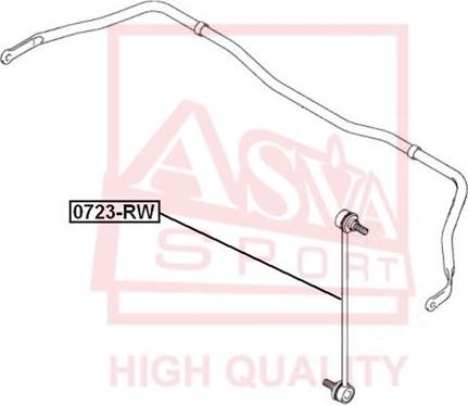 ASVA 0723-RW - Çubuq / Strut, stabilizator furqanavto.az