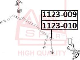 ASVA 1123-010 - Çubuq / Strut, stabilizator www.furqanavto.az