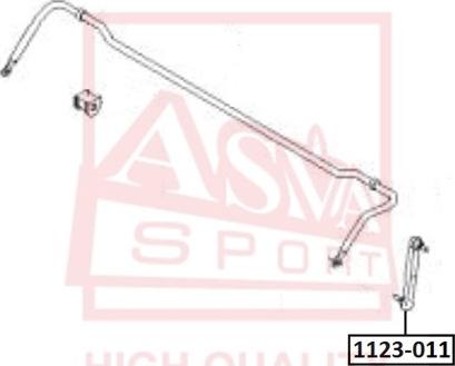 ASVA 1123-011 - Çubuq / Strut, stabilizator furqanavto.az