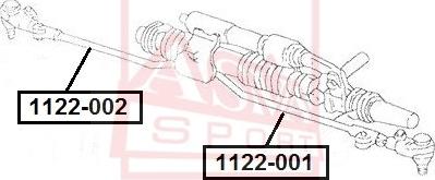 ASVA 1122-001 - Daxili Bağlama Çubuğu, Ox Birləşməsi furqanavto.az