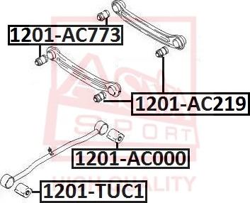 ASVA 1201-AC000 - Nəzarət Kolu / Arxa Qol furqanavto.az