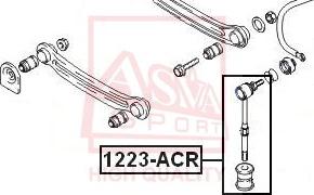 ASVA 1223-ACR - Çubuq / Strut, stabilizator furqanavto.az