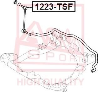 ASVA 1223-TSF - Çubuq / Strut, stabilizator furqanavto.az